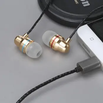 Kablolu Kulaklıklar Büyük Kullanımı kolay Taşınabilir Evrensel Kablolu Tip-C Kulak İçi Kulaklık Ev Kulaklıklar için Tip-C Kulakiçi