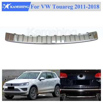 Kamshıng VW Touareg 2011-2018 İçin Arka Tampon Üst Krom Styling Şerit Arka trim