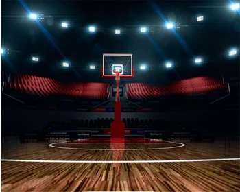 WELLYU Özelleştirilmiş büyük duvar kağıdı güzel serin basketbol sahası 3D tasarım arka plan duvar tablosu papel de parede3D