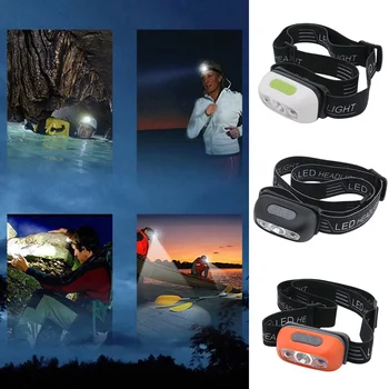 Indüksiyon kamp Farlar 5W 1000mAh Açık baş feneri USB Şarj 4 Modları güçlü ışık IPX5 su geçirmez Yürüyüş Seyahat için