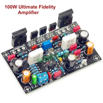 100W Ultimate Sadakat güç amplifikatörü Kurulu IRFP240 IRFP9240 MOS tüp amplifikatör Kitleri FET AMP Mono Ses DIY