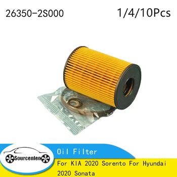 Araba yağ filtresi Elemanı Takım KİA 2020 Sorento Hyundai 2020 Sonata OEM NO 26350-2S000