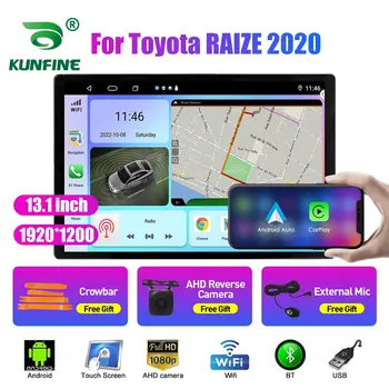 13.1 inç Araba Radyo Toyota RAİZE 2020 İçin araç DVD oynatıcı GPS Navigasyon Stereo Carplay 2 Din Merkezi Multimedya Android Otomatik