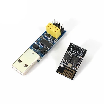 CH340C ESP8266 WİFİ Modülü Downloader Hata Ayıklayıcı USB Seri Çip ESP-01S WİFİ Kablosuz Programcı Adaptörü Modülü Arduino için