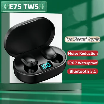E7S Pro TWS kablosuz bluetooth kulaklık mikrofonlu kulaklık kablosuz kulaklık Handsfree Fone Bluetooth PK A6S A7S i7s tws