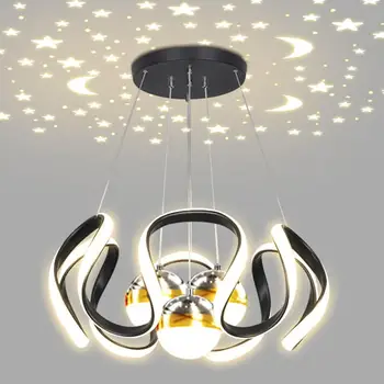 Yaratıcı Sıcak romantik led avizeler Enerji tasarrufu parlak led lambalar Kapalı oturma odası avize aydınlatma led cilası lambaları