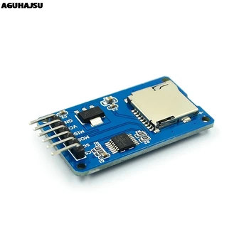1 adet / grup Mikro SD kart mini TF kart okuyucu modülü SPI arayüzleri ile seviye dönüştürücü çip arduino için