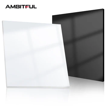 30x30cm Siyah ve Beyaz Yansıtıcı Akrilik Ekran Panoları Masa Üstü Ürün Fotoğrafçılığı Yansıtıcı Mat Düz Kaplama Arka Plan