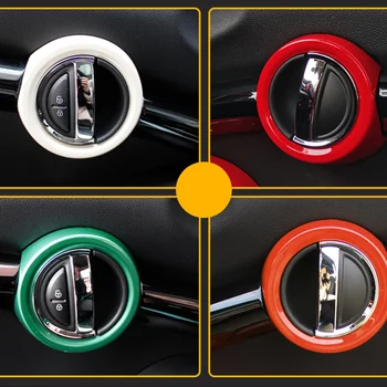 Otomatik İç Kapı Kolu Kabuk Kapı Kase Çerçeve MINI Cooper İçin F55 F56 F57 Araba Sticker Aksesuarları İç Dekorasyon Şekillendirici