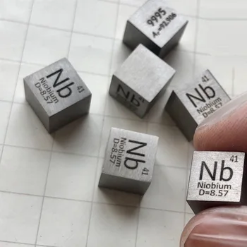 Niyobyum Küp 10mm Metal Nb %99.95 % Saf Yoğunluk Nb Küp Hediyeler, Hobiler, El Sanatları, koleksiyon Kimya Bilim Deneyleri
