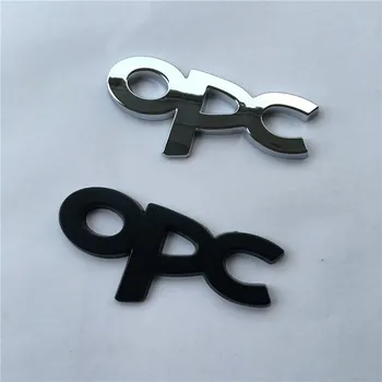1X OPC krom siyah metal Amblem Rozeti Sticker aksesuarları Opel Corsa Meriva Zafira Astra Vectra Antara Mokka