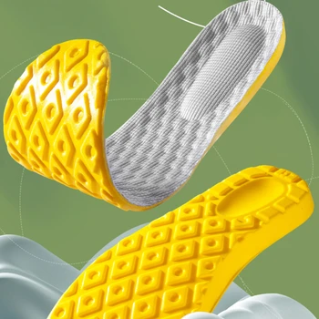 Spor Tabanlık Erkekler için Şok emici Yumuşak Taban ayakkabı pedi Nefes Taban Pedleri Ayakkabı Accessoriesanti bağcıksız ayakkabı Ekle