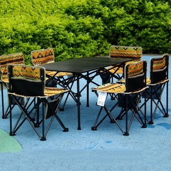 Kaldırma Taşınabilir alüminyum alaşımlı Çadır açık kamp masası katlanabilir masa Omlet masa Piknik balıkçılık barbekü araç masaları