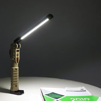 LED çalışma ışığı el feneri su geçirmez 7 aydınlatma modu el gece çalışma lambası