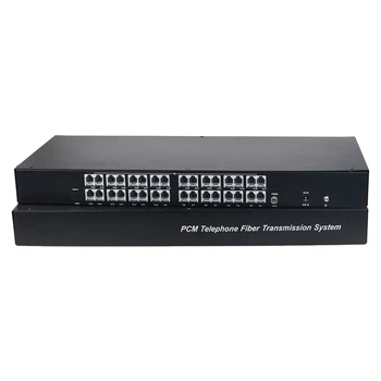 Ses fxs / fxo tencere fiber çoklayıcı 32 rj11 port telefon hattı fiber dönüştürücü rj11 telefon hattı genişletici