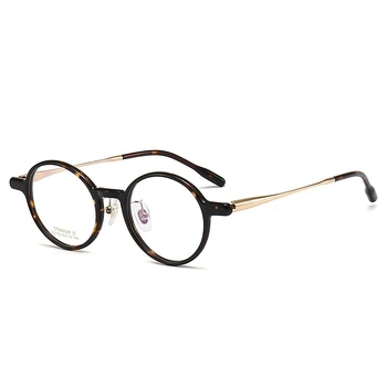 Gözlük Erkekler kadınlar İçin Gözlük Çerçeve İle Yeni Titanyum Ultralight İş Basit Kişiselleştirilmiş Gözlük Optik Lensler