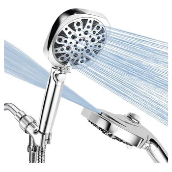 Su Tasarrufu Yüksek Basınç 8 + 2 jet sprey fonksiyonları El duş başlığı banyo otel için filtre Duş başlığı