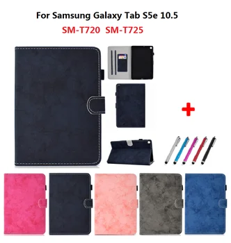 TPU Deri Kılıf Kapak Samsung Galaxy Tab İçin S5e 10.5 SM-T720 SM-T725 Tablet Caqa Funda Kabuk 10.5 
