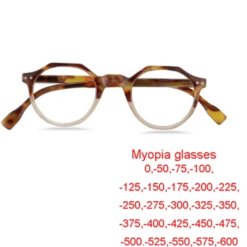 Dekoratif Miyop gözlük çerçevesi kadınlar için mavi ışık miyopi gözlük yuvarlak kadın gözlük çerçeve gözlük