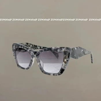 2023 Yeni Lüks Marka Tasarımcısı kedi gözü kadın Güneş Gözlüğü Düzensiz güneş gözlüğü Erkekler Kadınlar UV Koruma Açık Shades Gözlük