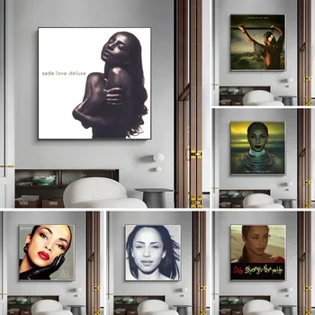 Yeni Sadesy Aşk Deluxe Pop Soul Müzik Yıldız albüm kapağı Posteri Baskılar duvar sanatı tuval yağlıboya Resim Fotoğraf Hediye Odası Ev Dekor