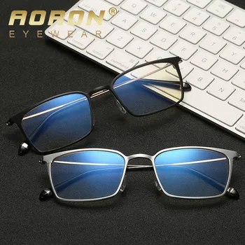 AORON bilgisayar gözlükleri Anti mavi ışık engelleme filtresi dijital göz yorgunluğunu azaltır temizle düzenli oyun gözlükleri gözlük