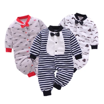 Yenidoğan Bebek tulum Giysileri Sonbahar Kış Bebek Giysileri Karikatür erkek Bebek Pijama Yürümeye Başlayan Tulum kızlar için yeni doğan 0-18M