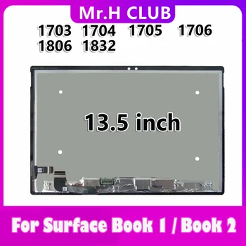 AAA + Orijinal LCD Microsoft Surface Book1 Kitap 1703 1704 1705 1706 1806 1832 dokunmatik LCD ekran Ekran Digitizer Meclisi