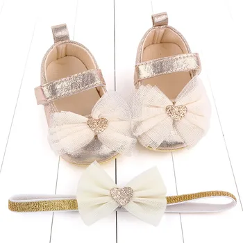 Moda Yenidoğan Bebek Bebek Kız Prenses ayakkabı İlmek Toddler Yaz Sandalet Pu kaymaz Ayakkabı 0-18m
