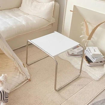 İskandinav sehpalar oturma odası mobilya tasarımcısı yaratıcı kanepe yan sehpa ev basit ışık lüks kişilik köşe masa