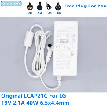 LG LCAP21C için Orijinal AC Adaptör Şarj Cihazı 19V 2.1 A 40W Monitör Güç Kaynağı Adaptörü