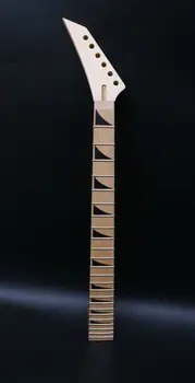 Yinfente 25.5 inç 24 fret Yeni Gitar Boyun Akçaağaç Klavye Jackson Ters Başlı Cıvata