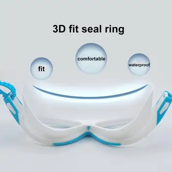 Yüzmek Gözlük Silikon yüzücü gözlükleri Yüz Uydurma Gözleri Korumak Rahat Yürümeye Başlayan Plaj güvenlik gözlükleri