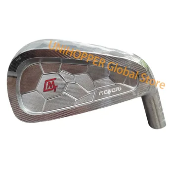 YENİ ITOBORI Gümüş kırmızı Demir Seti Erkek Golf Kulübü Dövme Karbon Çelik CNC Boşluk Seti ITOBORI Golf Kulüpleri # 4 - #P (7 adet)