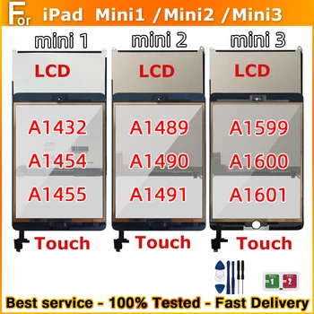 Yeni LCD ve Dokunmatik APPLE iPad Mini1 Mini2 Mini3 A1432 A1454 A1455 A1489 A1490 A1491 A1600 A1601 Ekran değiştirme