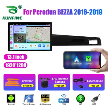 13.1 inç Araba Radyo Perodua BEZZA 2016-2019 araç DVD oynatıcı GPS Navigasyon Stereo Carplay 2 Din Merkezi Multimedya Android Otomatik