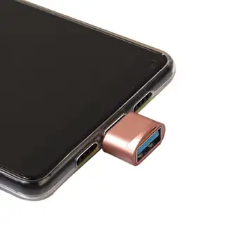 Tip-C erkek USB 2.0 kadın OTG Mini adaptör dönüştürücü cep telefonu Tablet için