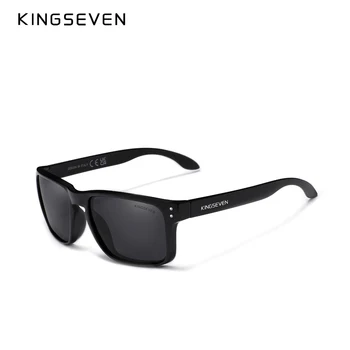 KINGSEVEN Yeni 2023 Marka Tasarım erkek Gözlük Polarize Güneş Gözlüğü Kadın UV Lens Moda Gözlük Oculos de sol