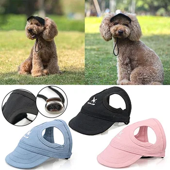 Yavru Köpek Şapka Komik Üç Renk güneşlikli kep Ayarlanabilir Köpek Kostüm Açık Köpek Giysileri Şapka Kedi Köpek Kask Pet Aksesuarları