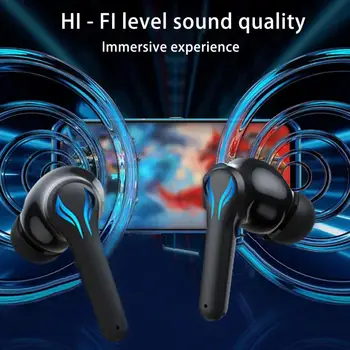 KW01 Kablosuz Kulaklık Şarj Bölmesi ile 45ms Düşük Gecikme HiFi Ses Çift Modlu Stereo Bluetooth uyumlu 5.3 Kulaklık