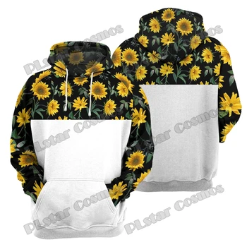 Hippi Ayçiçeği 3D All Over Baskılı Moda erkek Hoodies & Sweatshirt Sonbahar Streetwear Unisex Rahat fermuarlı kapüşonlu kıyafet TDD192