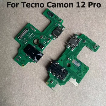 Camon 12 Pro USB şarj aleti yuva konnektörü Kurulu şarj portu Flex Kablo