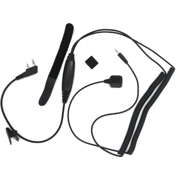 Baofeng UV-5R için V3 V6 Bluetooth uyumlu kask Kulaklık özel ara kablosu