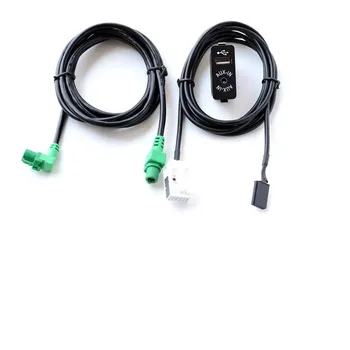 USB AUX Soket Ses MP3 Müzik Adaptörü için BMW E60 X3 X4 X5 X6 E90 E92 3 5 7 Serisi