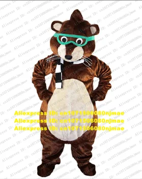 Kahverengi Susliks Gopher Cep Fare Keseli Sıçan Maskot Kostüm Yetişkin Karikatür Karakter Televizyon Tema Yıldönümü Satış zz8022