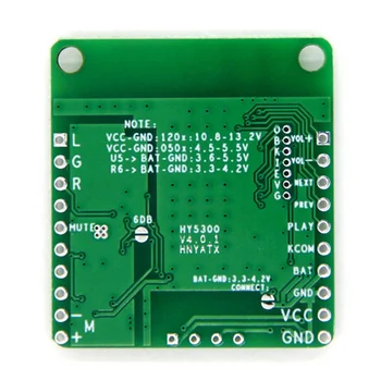 QCC3008 APTXLL Alıcı devre kartı modülü HıFı Bluetooth 5.0 TWS Ses Araba Bluetooth Alıcısı Kurulu (DC)