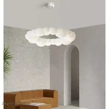 Iskandinav tasarımcı kabarcık lamba yaratıcı kişilik oturma yemek odası avize basit modern yatak odası çocuk odası tavan lambası