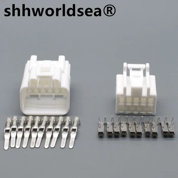 shhworldsea 10 Pin 2.2 Serisi Otomatik Erkek Dişi Yerleştirme Kablo Terminali Mühürlü Soket 6249-1235 6248-5311 6248-5276