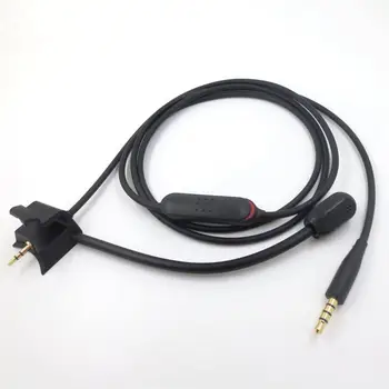 3.5 mm Erkek mikrofon sopası Ses Kablosu Bose-QC35 II ANC kablosuz bluetooth Kulaklık Ses AUX Stereo Kabloları Kablo