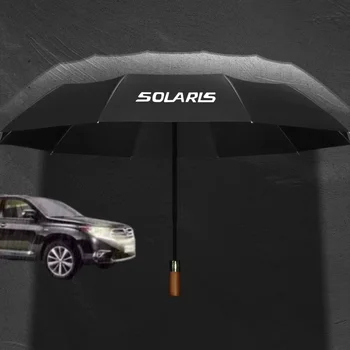 Araba İç Aksesuarları Araba Katlanır Şemsiye Taşınabilir Otomatik Güneşlik Hyundai SOLARİS 2019 İçin 2017 2012 Araba Aksesuarı